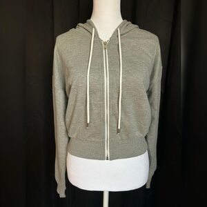 Forever 21 Gray Zip-Up Hoodie